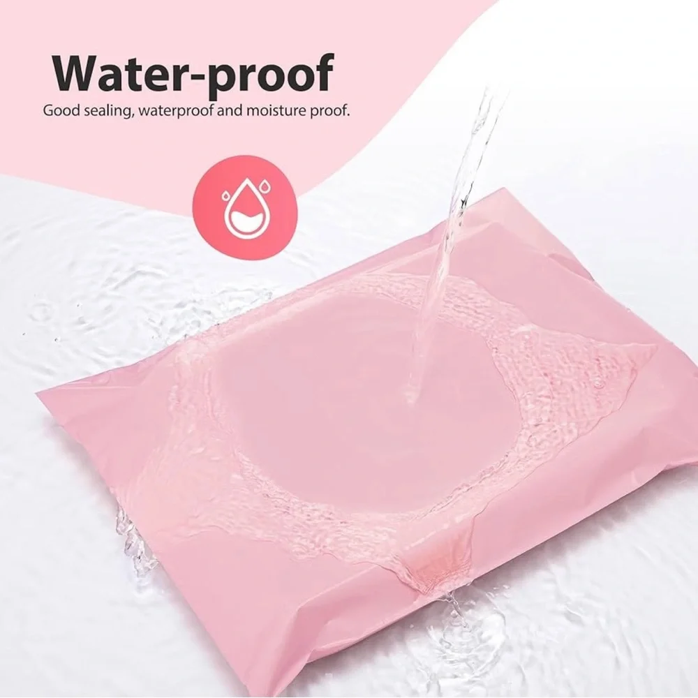 Pink Poly Mailers 14.5x19” (15pcs)